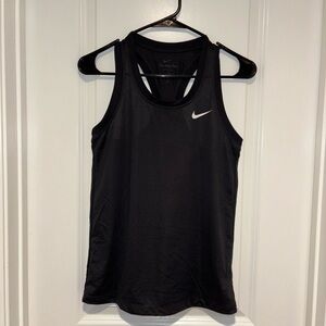 Nike Black Athletic Racerback Tank Top